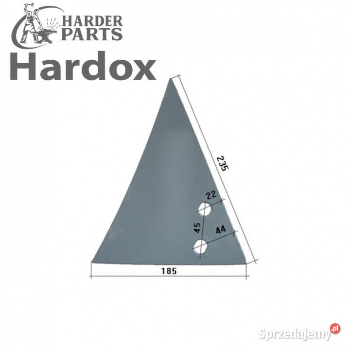 Pierś HARDOX 50553L części do pługa FROST Suwałki sprzedam