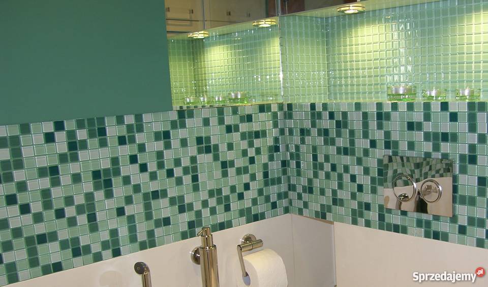 Niepowtarzalna szklana mozaika GLASSPOINT 25 x Warszawa