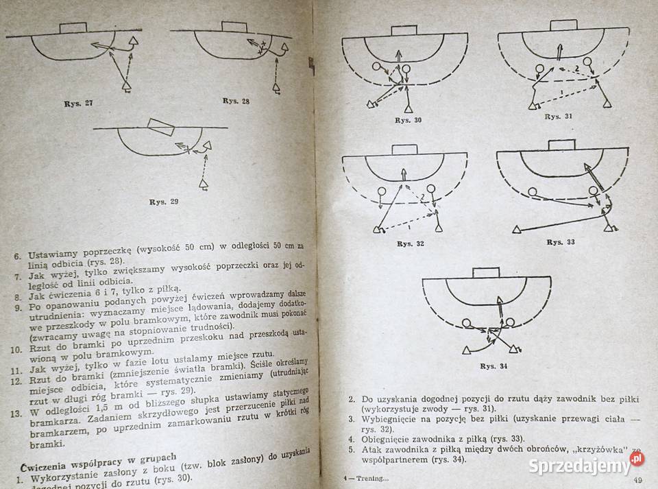 Trening w piłce ręcznej Janusz Czerwiński
