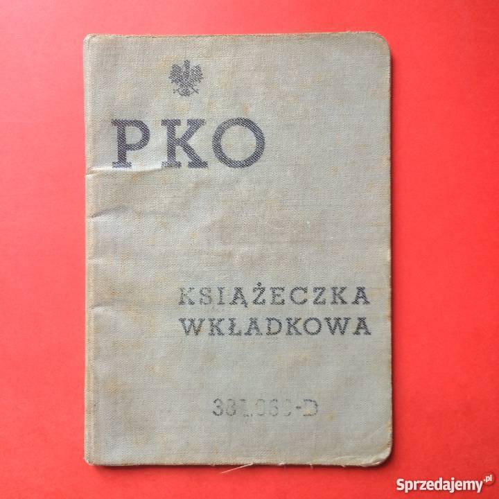 838 Książeczka Wkładkowa PKO zachodniopomorskie Szczecin
