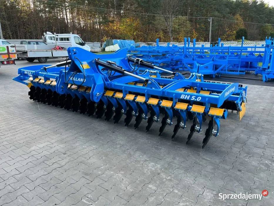 Brona talerzowa CIĘŻKA hydrauliczna 5m ROLLAND łódzkie