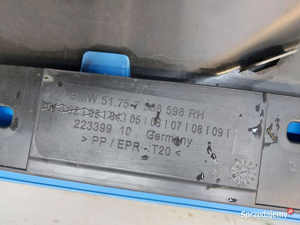 BMW i3 i01 REX Listwa nakładka progowa prawa sprzedam