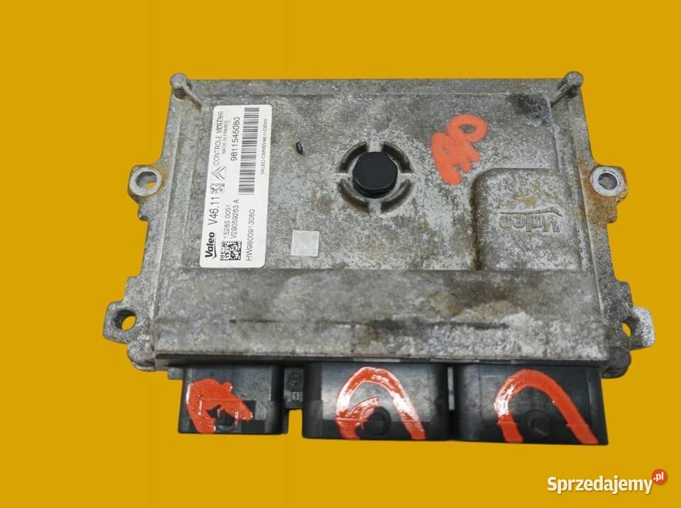 STEROWNIK SILNIKA 9811545080 12 B 81 Peugeot 208 Rok produkcji 2015