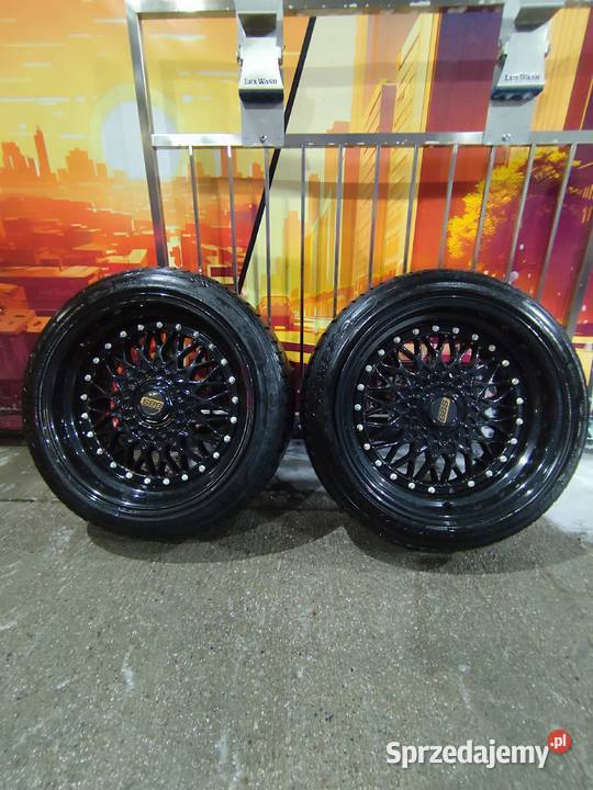 Felgi styl BBS 17 5x1125x100 z oponami Samochodowe mazowieckie