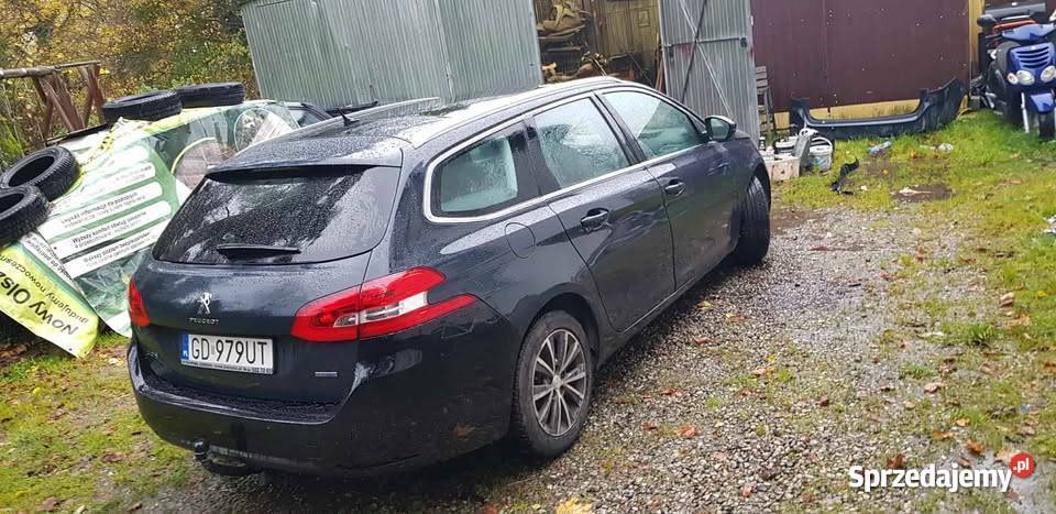Peugeot 308 2016r 16 hdi zamiana na wiekszy z diesel Pasłęk
