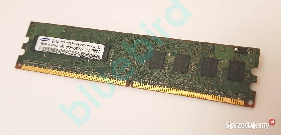 Kość RAM 1GB DDR2 Samsung PC26400U 800 MHz DDR2 Kraków