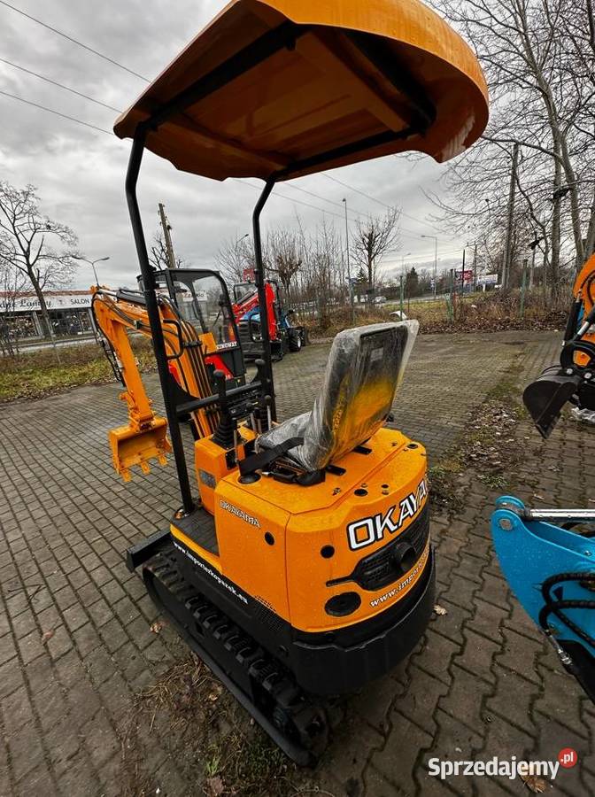 NOWA MINIKOPARKA OKAYAMA Kingway 1000 FV Leasing Koparki Wrocław