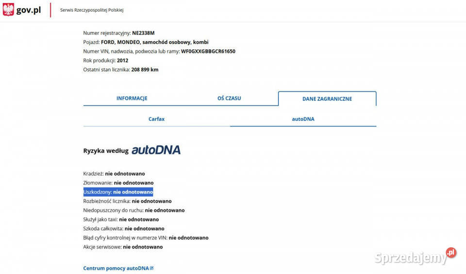 Ford Mondeo Titannium Diesel Zarejestrowany wielofunkcyjna kierownica Elbląg