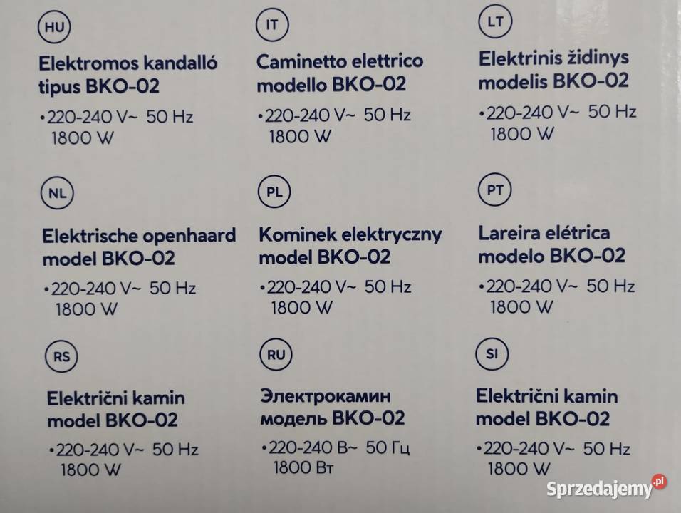 NAJTANIEJ Kominek Elektryczny z Termostatem i Zabrze