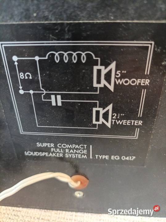 Philips Super Compact EG 0417 kolumny vintage Słuchawki i głośniki Płock