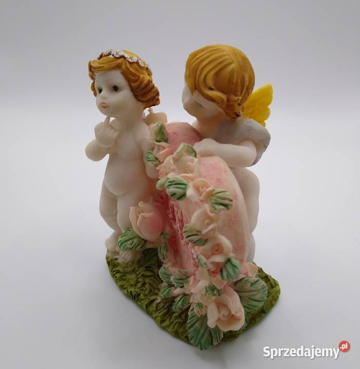 Aniołki Gipsowe Love Porcelana i szkło pomorskie Gdańsk