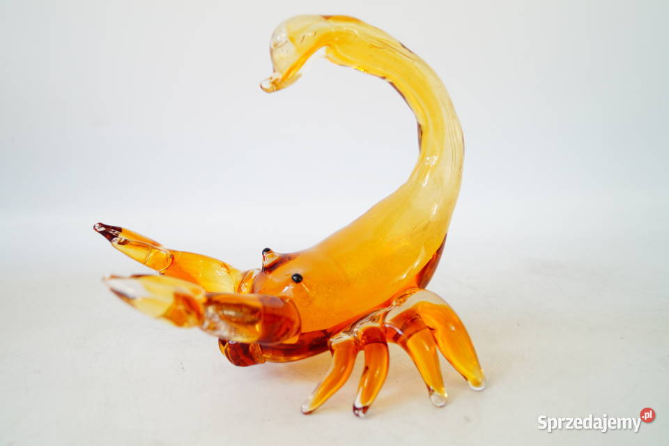 Figura szklana figura Murano style SKORPION Antyki