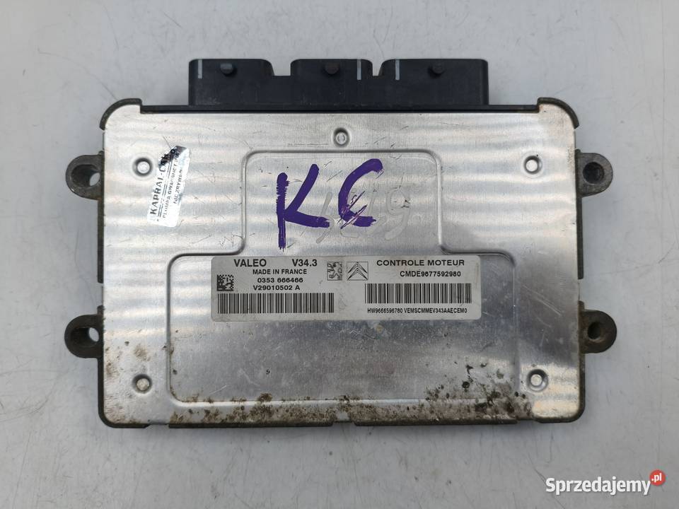 Sterownik Silnika Peugeot 206 14 8v KFT mazowieckie