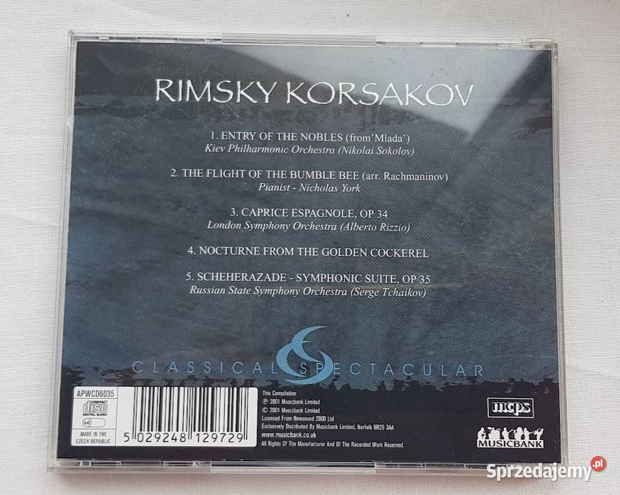 Płyta CD 9 sztuk seria SPECTACULAR CLASSICS CD Zielona Góra