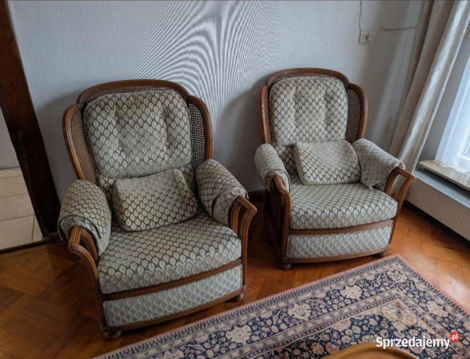 Stylowy zestaw wypoczynkowy z rafią Sieniawa sprzedam