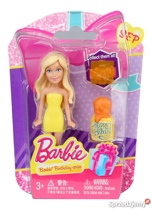 Barbie Lalka Zestaw 3 Mini Lalek Laleczek czerwony małopolskie Mogilany