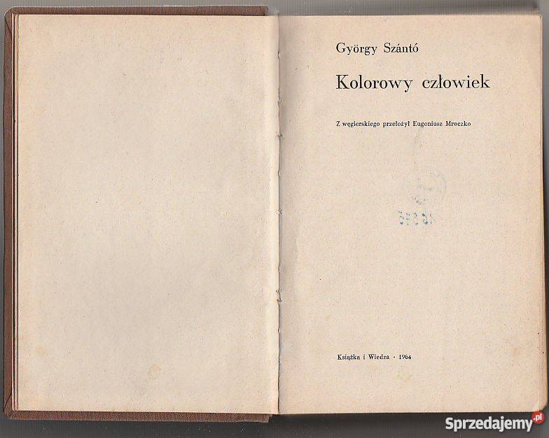7555 KOLOROWY CZŁOWIEK GYORGY SZANTO