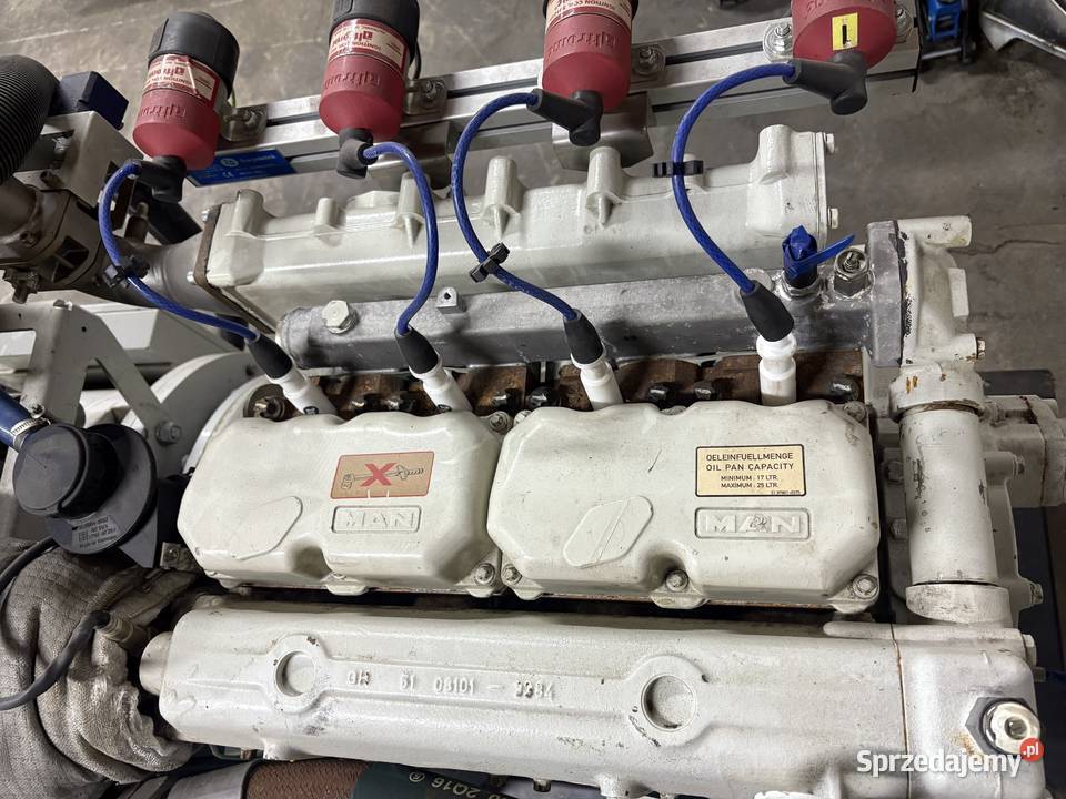 Kogenerator Generator 56KW na części silnik MAN kujawsko-pomorskie Aleksandrów Kujawski