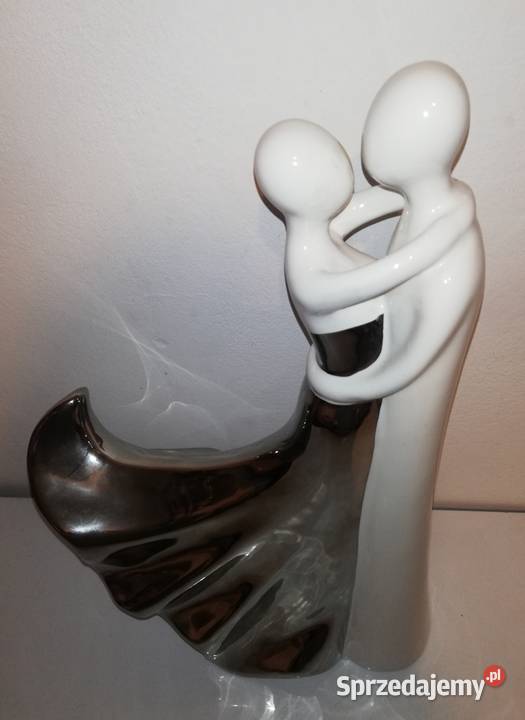 Para Zakochanych duża figurka ceramiczna Warszawa