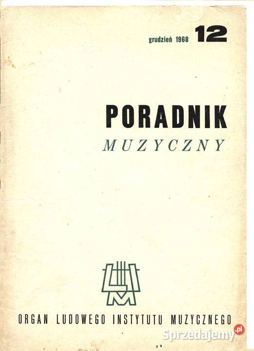 Poradnik Muzyczny 121968 Szczecin sprzedam