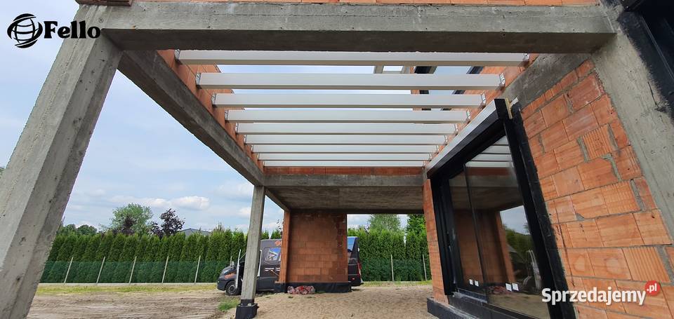 Belka dekoracyjna aluminiowa aluminium taras Ćwiklice