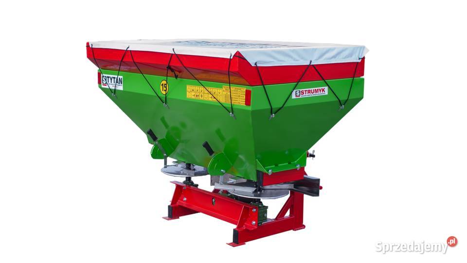 3Rozsiewacz do nawozów dwutarczowy TYTAN nieuszkodzony Karczew sprzedam