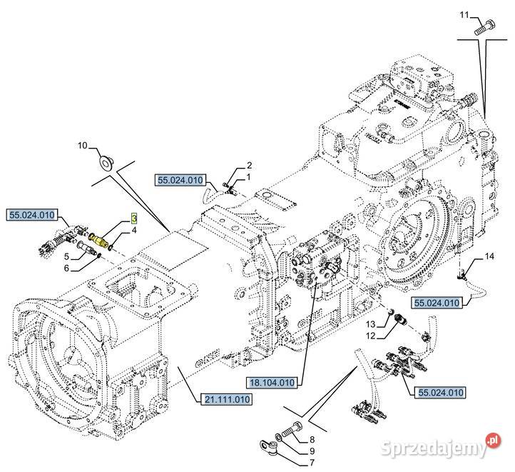 Czujnik położenia wybieraka Case Holland Steyr podlaskie Białystok
