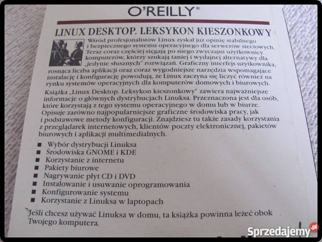 LINUX DESKTOP leksykon kieszonkowy D Brickner Płock
