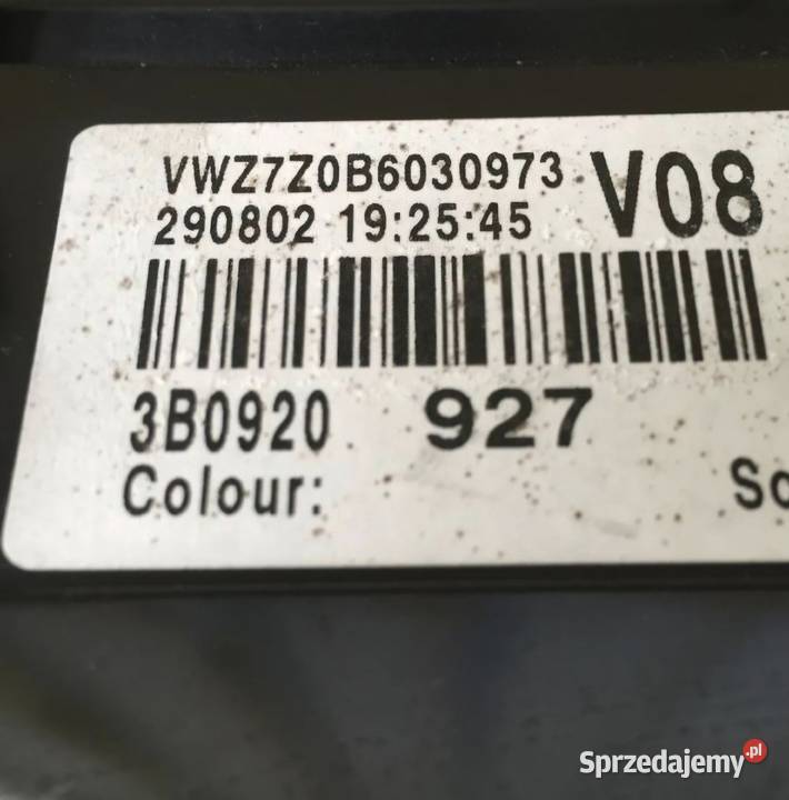 LICZNIK ZEGARY VW PASSAT B5 FL 18T 20 28 Działoszyce sprzedam