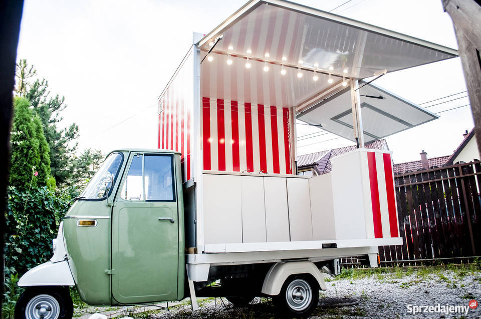 Piaggio Ape z 1969 Food Truck z odbiorem Warszawa