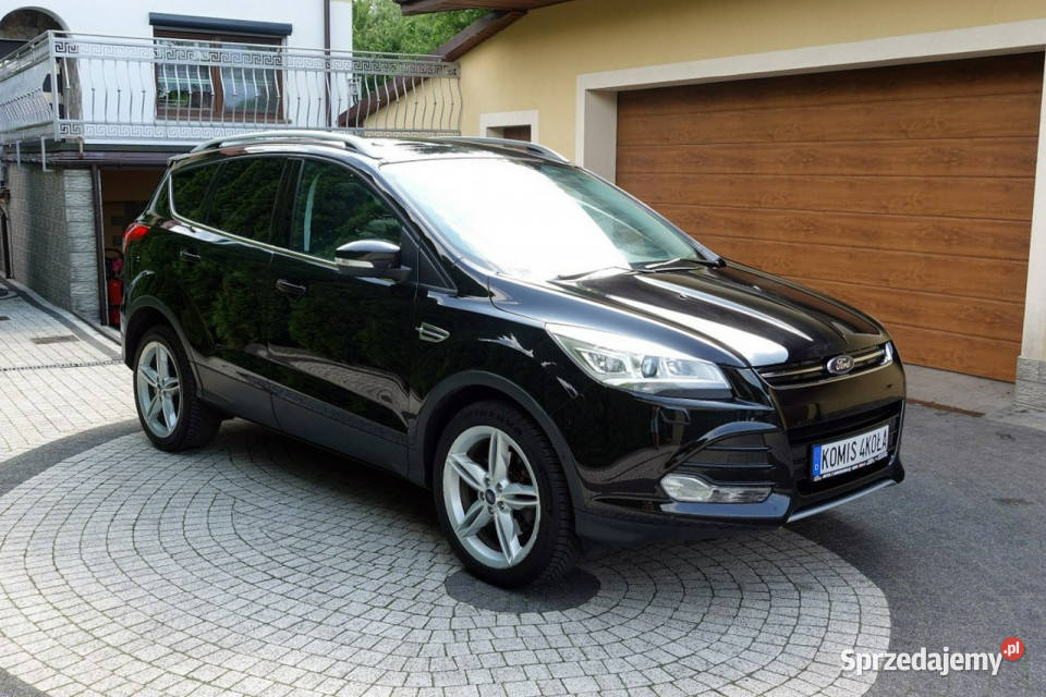 Ford Kuga TITANIUM Automat 4x4 Skóry 163 aluminiowe felgi mazowieckie Płońsk