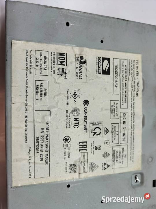 RADIO 9828709080 Peugeot Expert III 2016 Sprzęt audio fabryczny sprzedam
