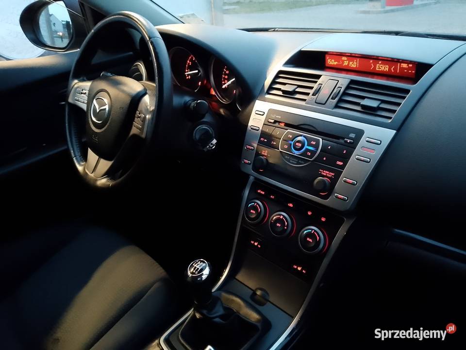 Mazda 6 II Benzyna niebieski Samochody osobowe Swarzędz sprzedam