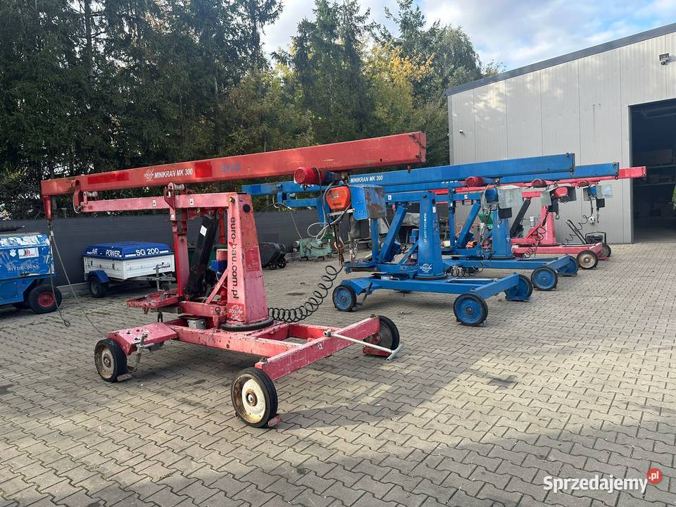 Dźwig Steinweg MK 4005 elektryczny minikran Ślesin