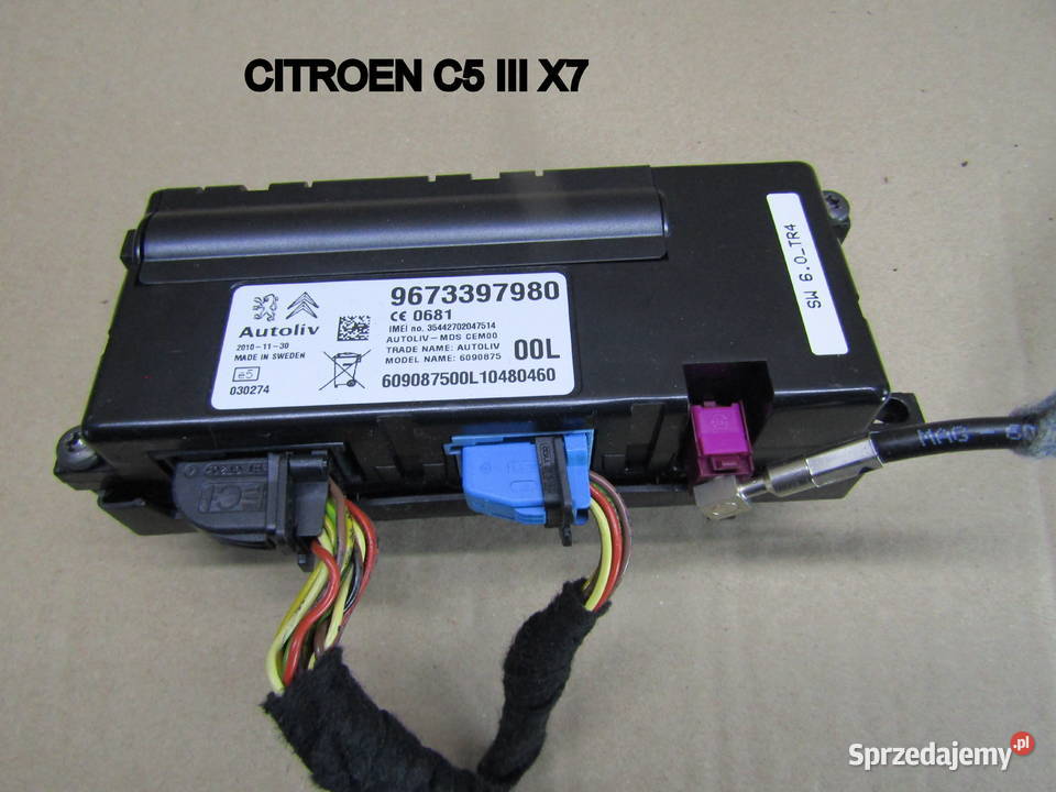 MODUL BLUETOOTH CITROEN C5 X7 Mysłaków