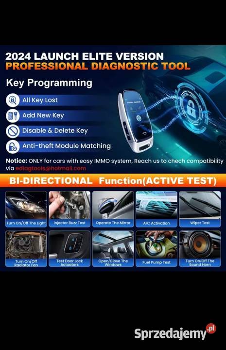 Launch x431 Elite bba Bydgoszcz sprzedam