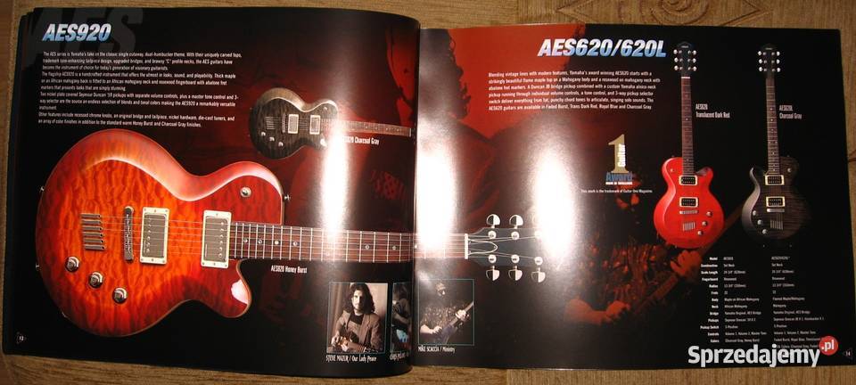 Yamaha Electric Guitars Basses Catalog 2007 Kępice sprzedam