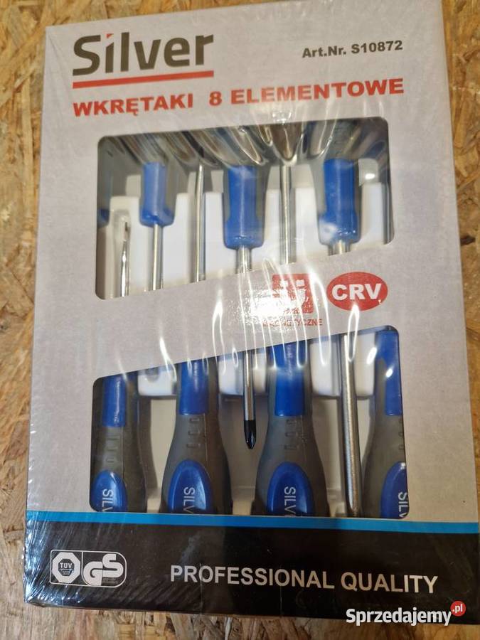 ZESTAW ŚRUBOKRĘTÓW WKRĘTAKÓW Z MAGNESEM 8 10872