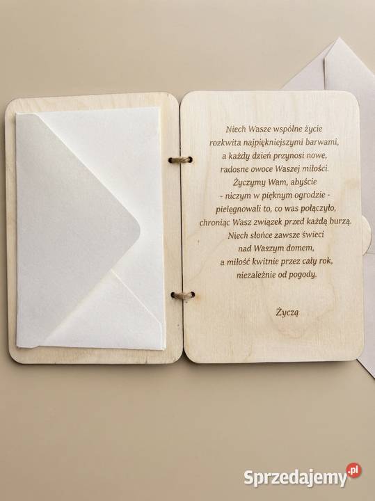 Kartka na ślub inną uroczystość personalizowana Dębica