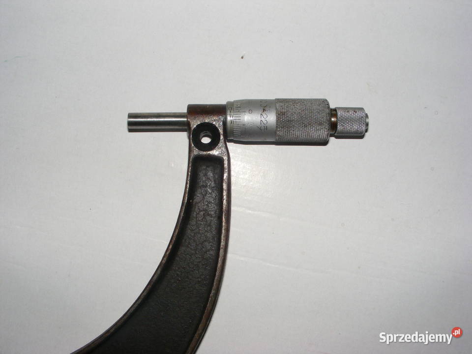 Mikrometr 200 225 mm używany niemiecki Wałcz