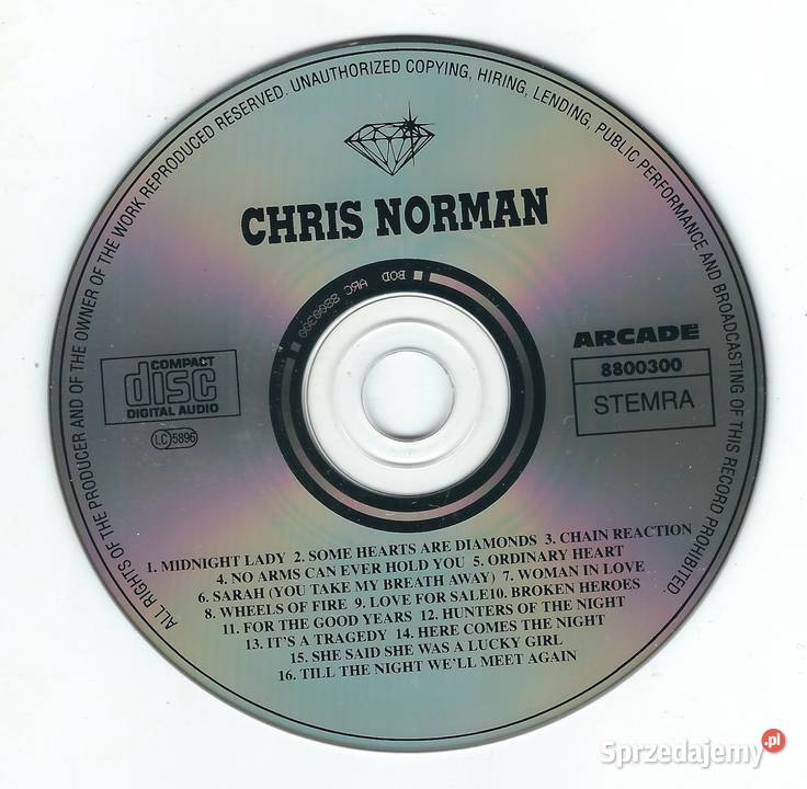 CD Chris Norman Diamond Star Collection 1995 pop