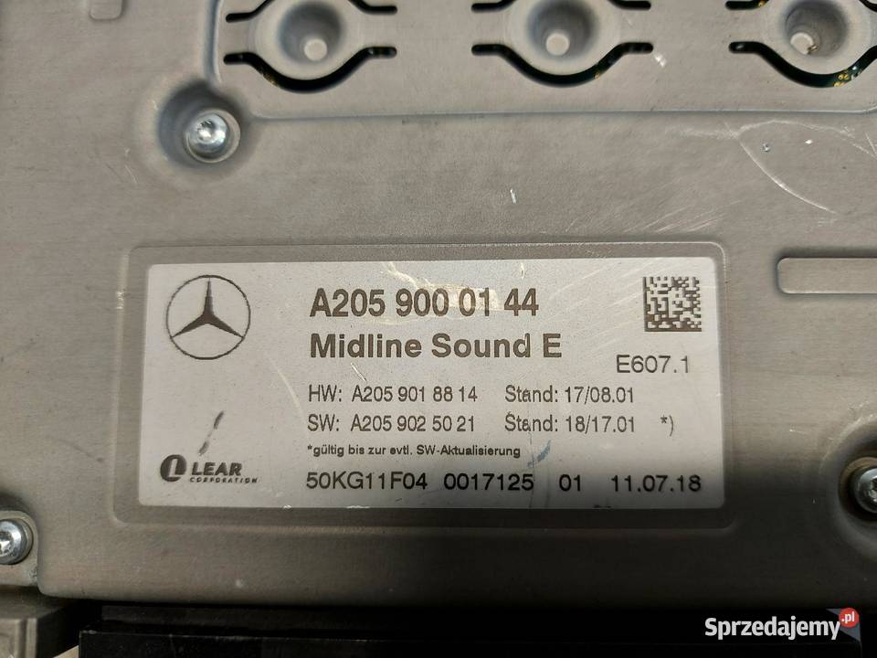 MERCEDES W205 Wzmacniacz Audio A2059000144 sprzedam