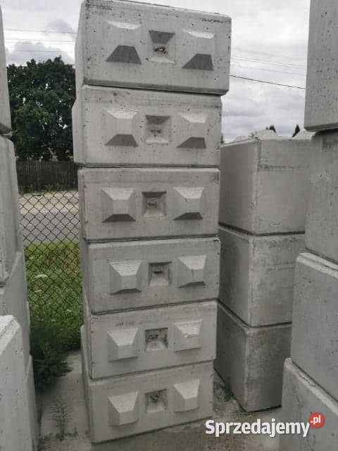 Blok betonowy typ 60 bloki betonowe mury oporowe Pozostałe Mińsk Mazowiecki