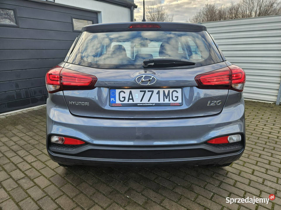 Hyundai i20 12 75 benzyna NOWY bezwypadek grafitowy Gdynia