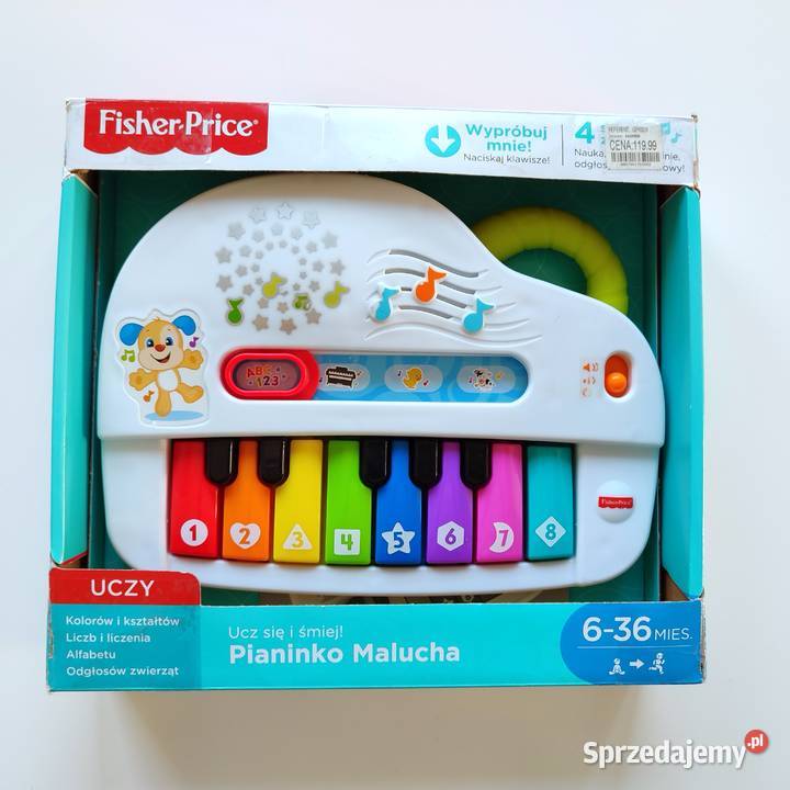 Pianinko Malucha zabawka interaktywna Fisher Katowice sprzedam