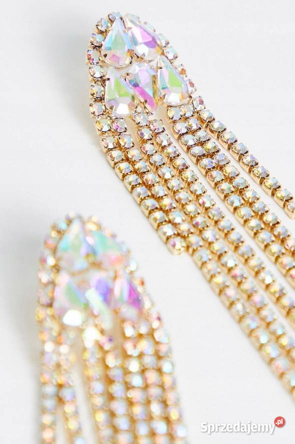 ASOS Mega długie Bogato zdobione kolczyki z Kraków