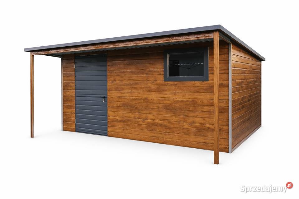 Schowek ogrodowy 4x4 drewnopodobny z wiatą 4x1 małopolskie Jodłownik sprzedam