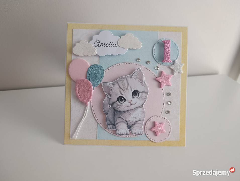 Personalizowana Kartka urodzinowa ręcznie Łódź