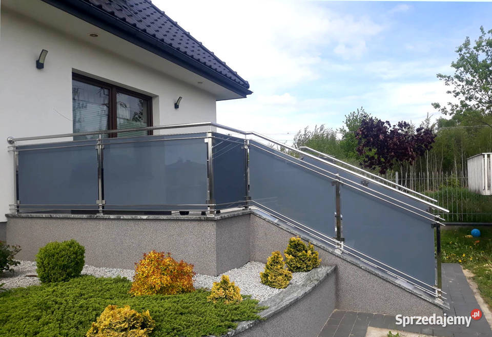 balustrady szklane barierki ze szkłem balkony
