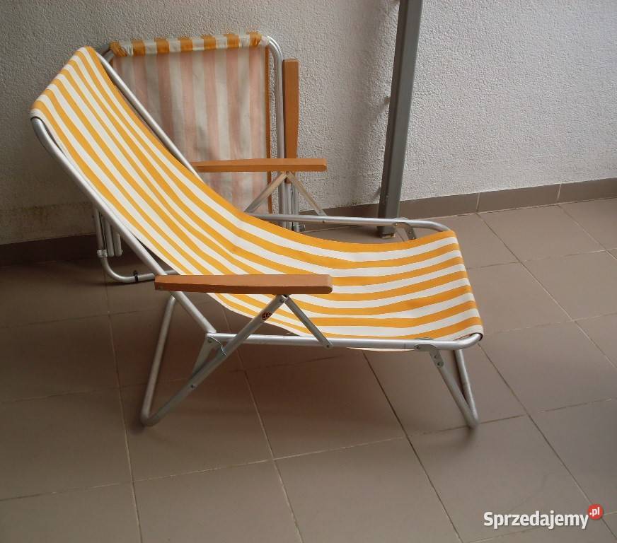 Leżak plażowy aluminiowy Meble ogrodowe wielkopolskie Poznań
